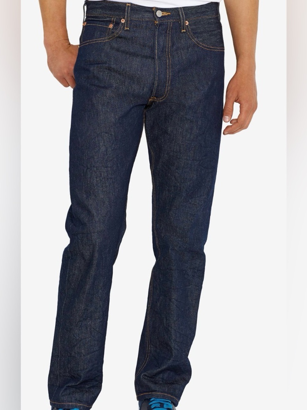 Men's 501 Original Shrink-to-Fit Non-Stretch Jeans